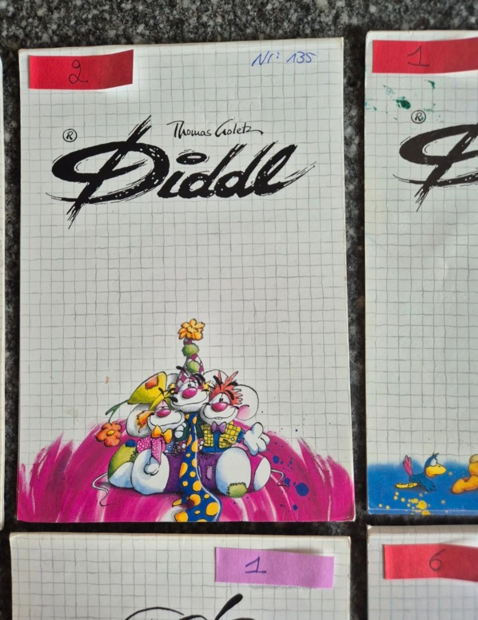 Set of 8 Diddl leftover blocks – photo 3